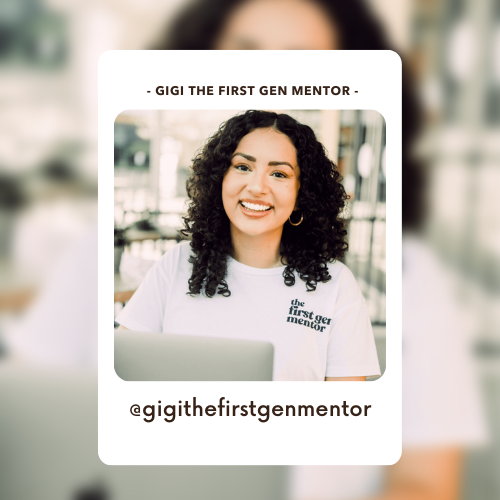 An Instagram post from financial influencer Gigi The First Gen Mentor. Select the image to be taken to her Instagram page.